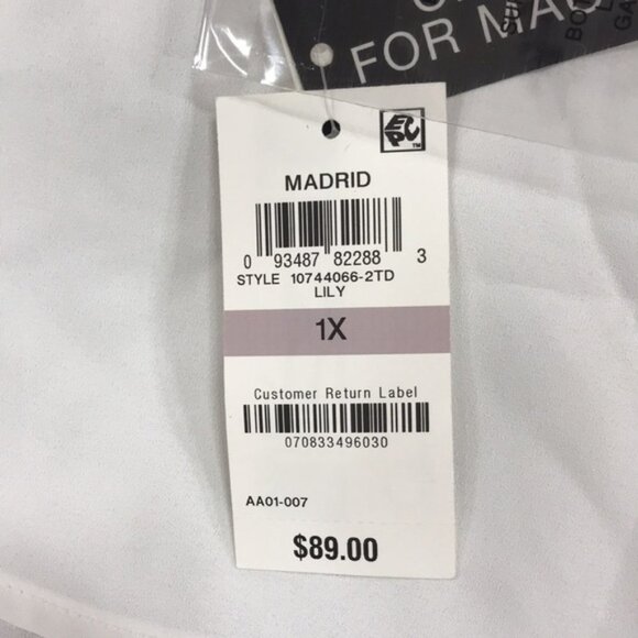 Bar III Trendy Plus Size Ruffled Button-Up Blouse - Picture 9 of 9